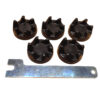5 X RUBBER CLUTCH COUPLERS & A REMOVAL TOOL