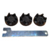 3 X Kitchenaid Rubber Clutch Couplers And A removal Tool. WP9704230