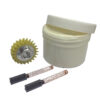 KITCHENAID WORM PINION GEAR, 2 X MOTOR BRUSHES & 130G OF GREASE REPAIR KIT 15