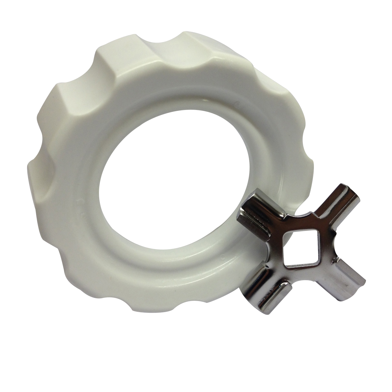 KITCHENAID FGA MIXER FOOD MINCER LOCKING CAP/RING AND CUTTER, 115422 AND W10408733