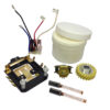 KITCHENAID SPEED CONTROL PLATE, PHASE BOARD, GOVERNOR, WORM GEAR, BRUSHES & GREASE REPAIR KIT 6