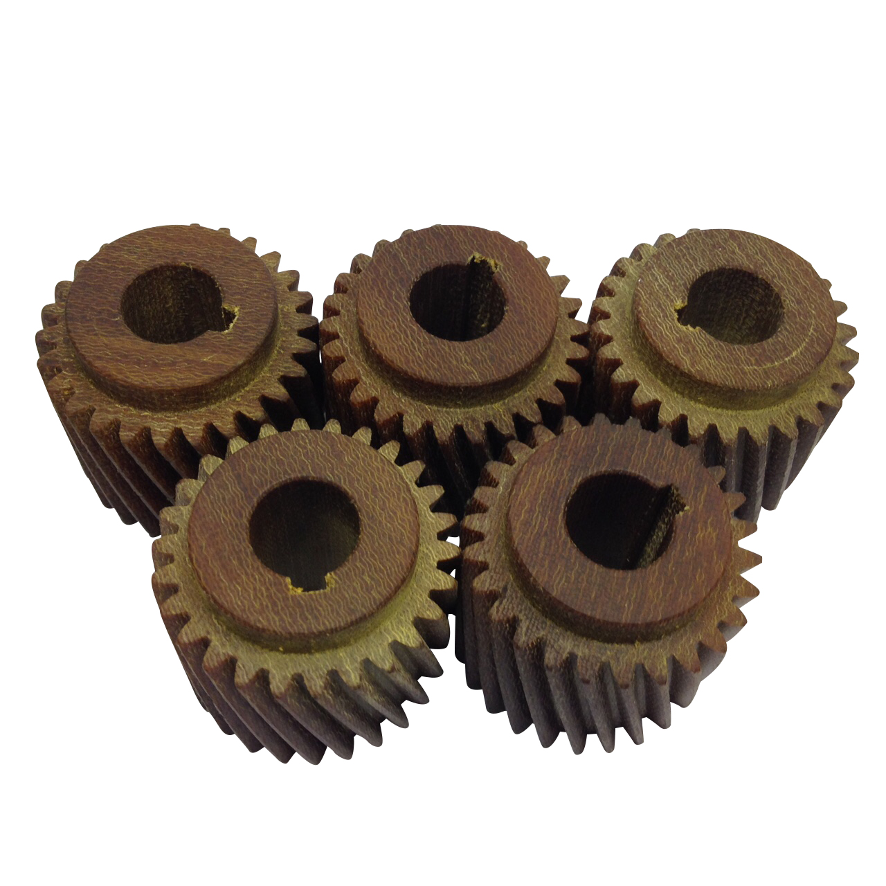 5 X FIBRE MOTOR PINION GEAR FOR CRYPTO PEERLESS C28 POTATO PEELER 5/8THS SHAFT.