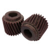 2 x FIBRE MOTOR PINION GEAR FOR CRYPTO PEERLESS C28 POTATO PEELER 3/4" SHAFT.