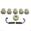 KENWOOD CHEF & MAJOR A700, 700A, B & D RUBBER FEET WITH CABLE GROMMET & BRUSHES
