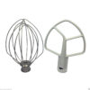 KITCHENAID STAND MIXER 5QT FLAT BEATER K5AB & WIRE WHISK FOR BOWL LIFT ONLY