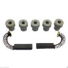 5 X RUBBER FEET TO FIT KENWOOD CHEF & MAJOR 701, 707 AND A PAIR OF BRUSHES