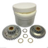 KENWOOD CHEF / MAJOR INTERMEDIATE & PENULTIMATE GEARBOX GEARS WITH SHIMS KW650130 & GREASE