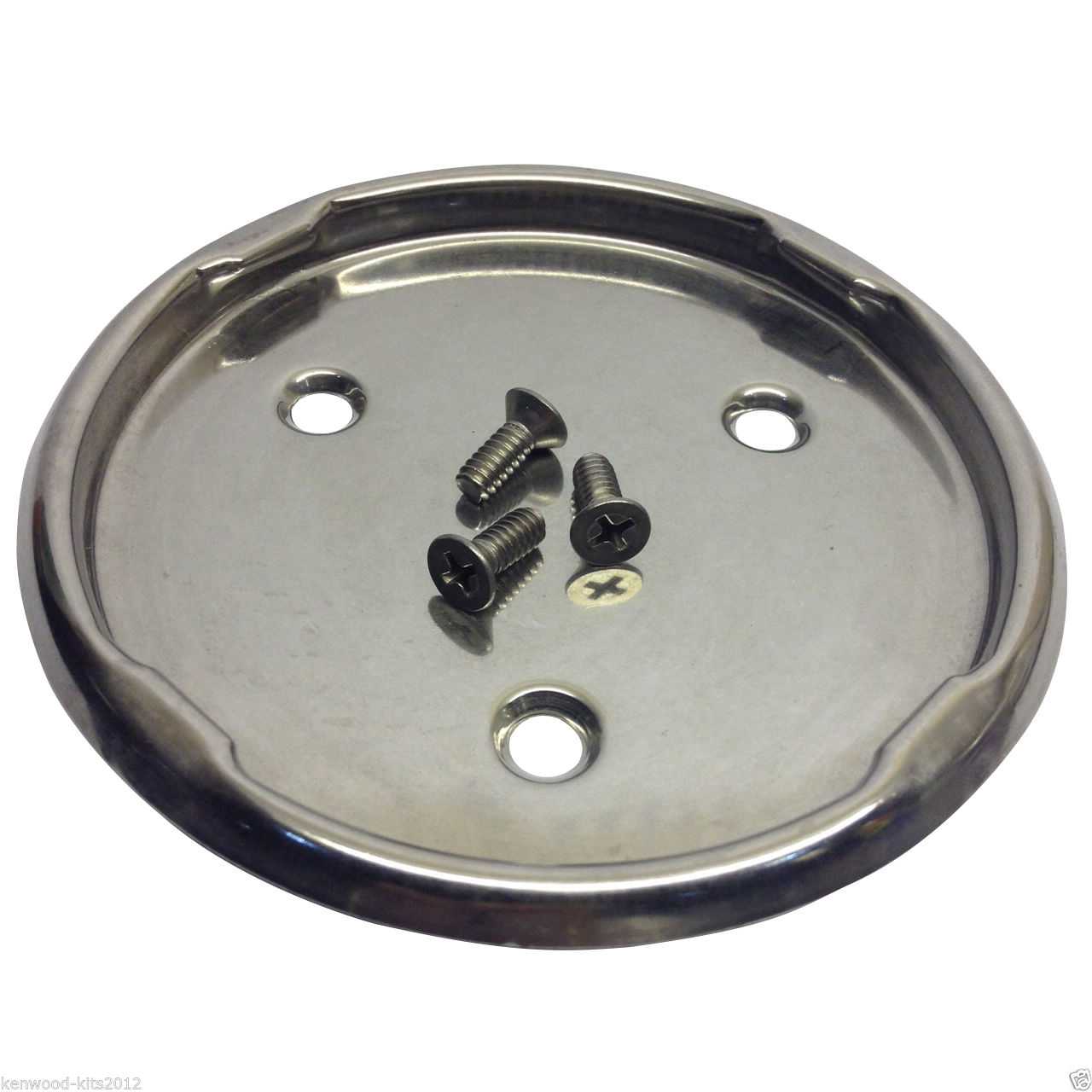 KITCHENAID STAND MIXER TWIST BOWL PLATE CAP W10191926 WITH 3 FIXING SCREWS.