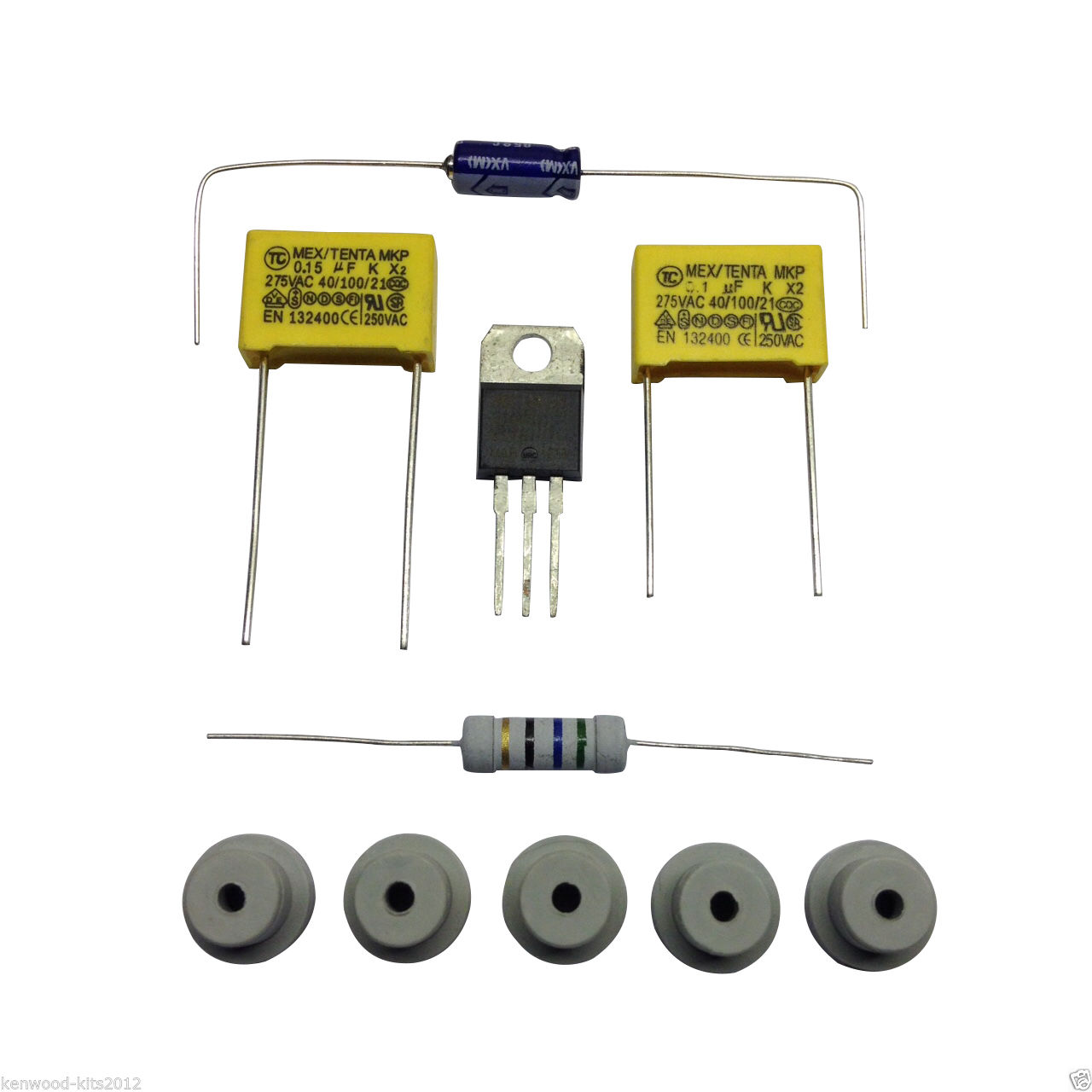 KENWOOD CHEF 901E, A902, 904 EXCEL & KM ELECTROLYTIC CAP MOTOR REPAIR KIT WITH FEET