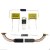 KENWOOD CHEF 901E, A902, 904 EXCEL & KM ELECTROLYTIC CAP MOTOR REPAIR KIT WITH BRUSHES