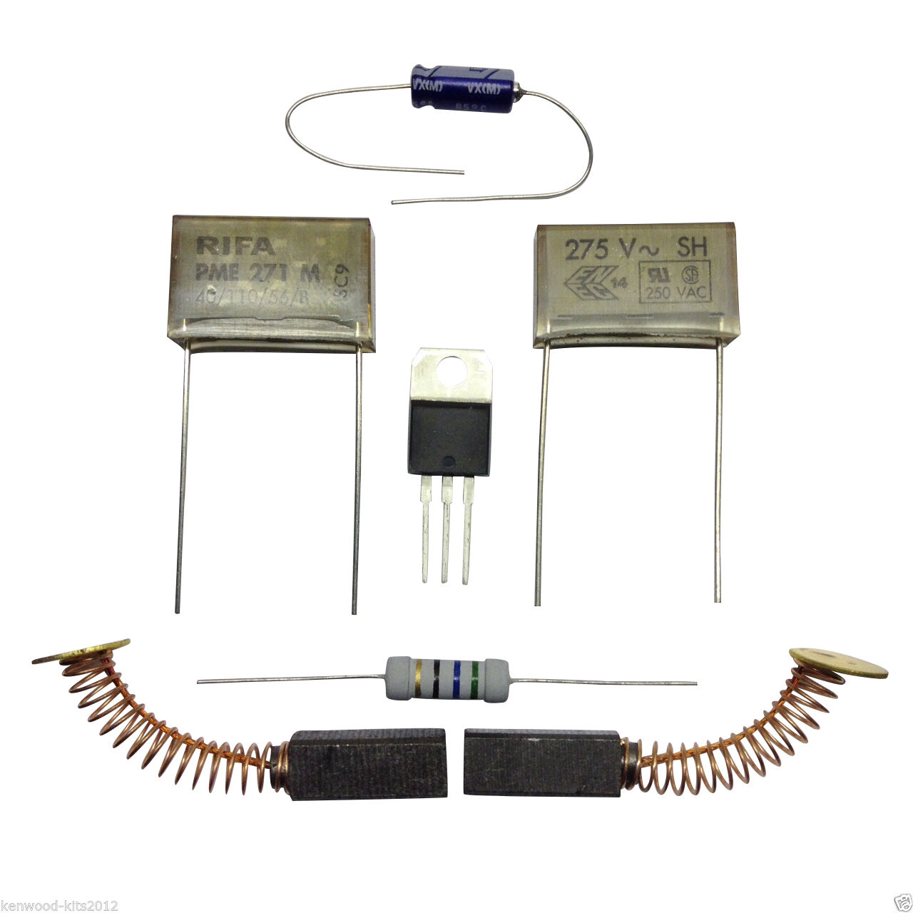 KENWOOD CHEF 901E, A902, 904 EXCEL & KM EVOX RIFA ELECTROLYTIC CAP MOTOR REPAIR KIT & BRUSHES