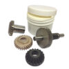 KITCHENAID MIXER 6QT WORM GEAR, WORM GEAR FOLLOWER, BEVELLED GEAR, HUB DRIVE GEAR WITH GREASE.