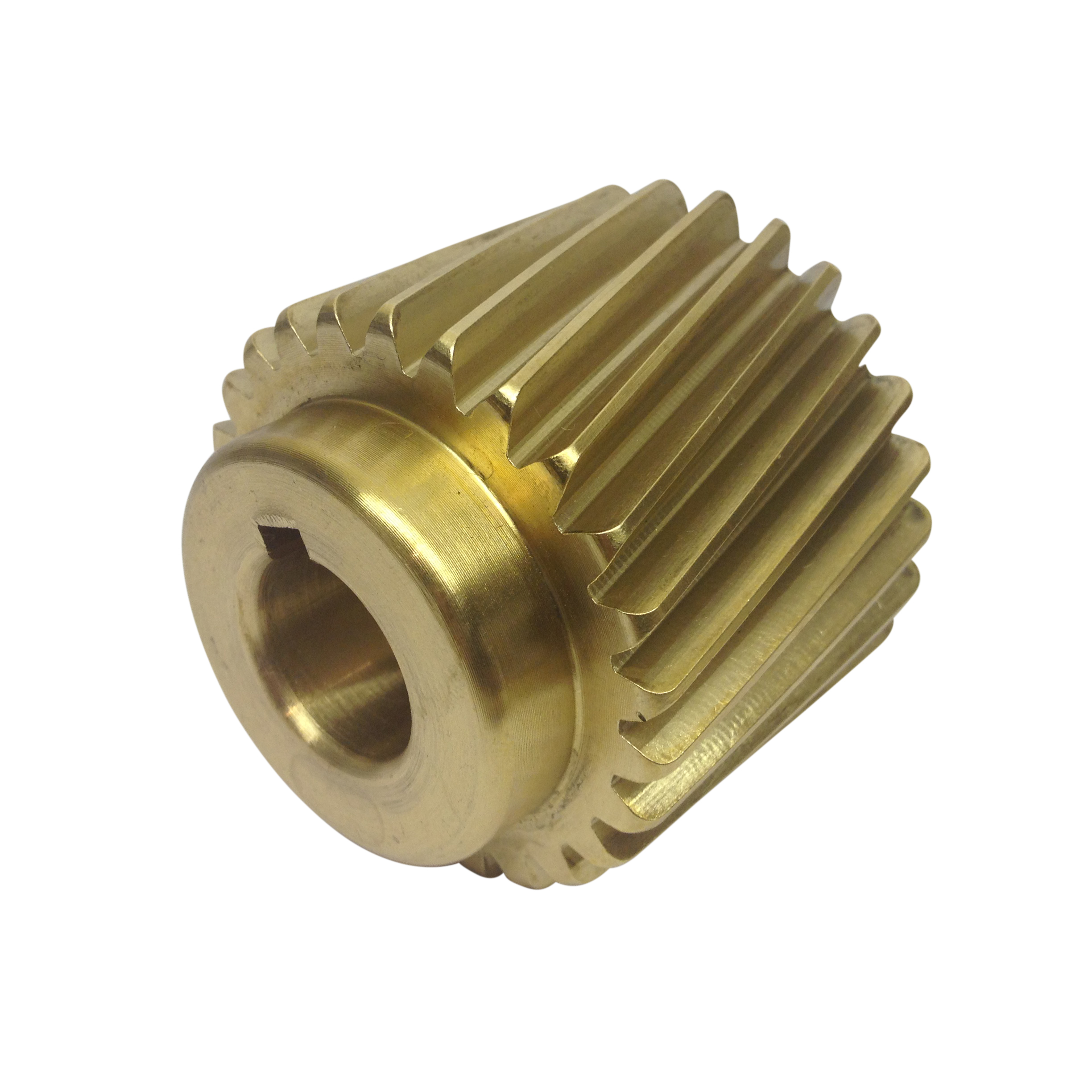 BRONZE MOTOR PINION GEAR FOR CRYPTO PEERLESS C28 POTATO PEELER 5/8THS SHAFT. - Image 2