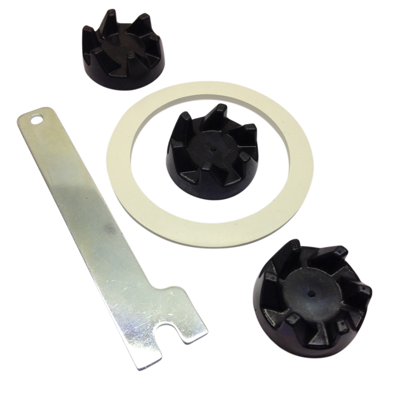3 X RUBBER CLUTCH COUPLERS, A JUG SEAL & A REMOVAL TOOL SA9704230