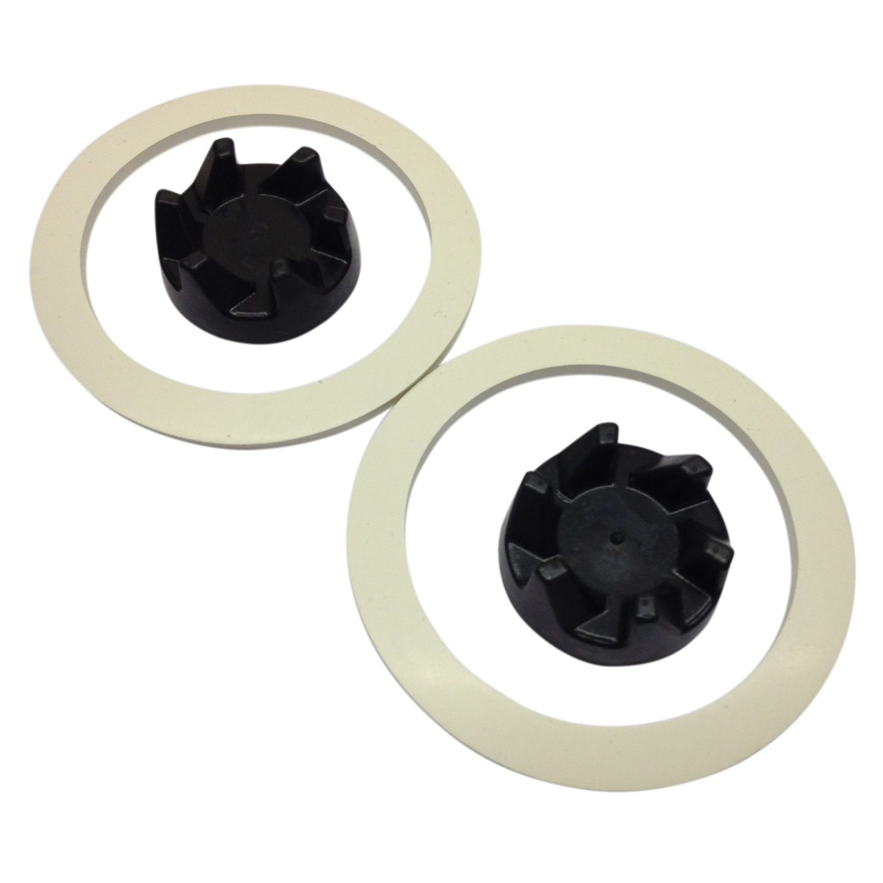 2 X RUBBER CLUTCH COUPLERS AND 2 JUG SEALS 9704230