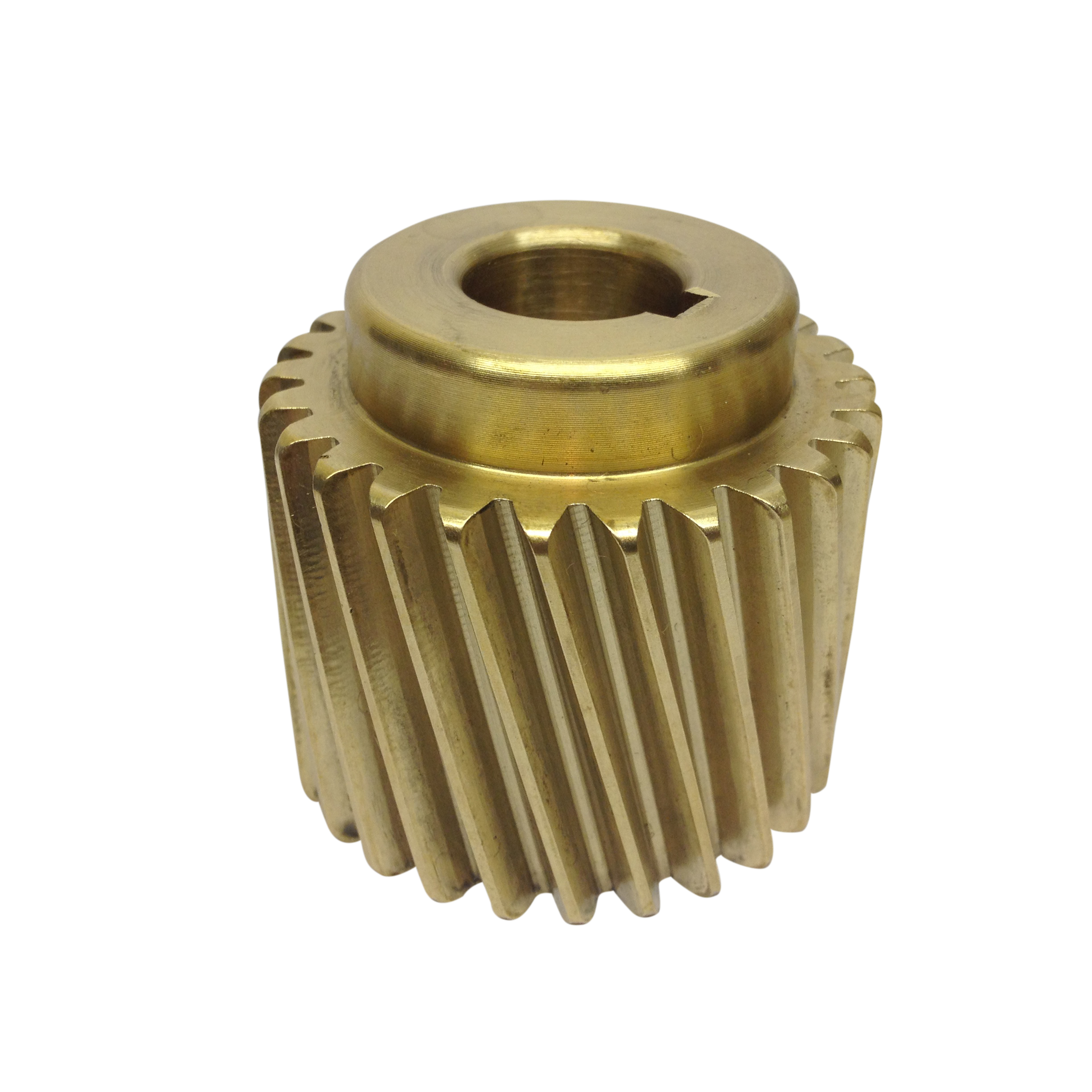 BRONZE MOTOR PINION GEAR FOR CRYPTO PEERLESS C28 POTATO PEELER 5/8THS SHAFT.