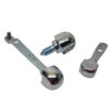 Kitchenaid Stand Mixer Speed Lever, Head Lock Lever And Thumbscrew In A Chrome Finish.