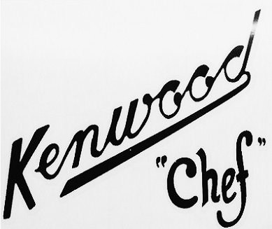 Kenwood Chef A700, 700A, 700B & 700D Decal Logo Transfer.